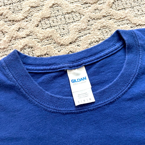 🎸 '18 Asbury Jukes Band New Jersey Clean Blue Cursive Old School Style Simple T - Picture 3 of 9